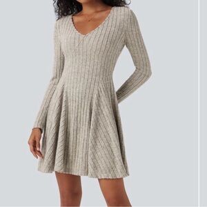 Halara -  Ribbed Knit Mini Dress - NEW